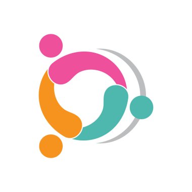 topluluk logosu şablon resimlemesi