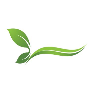 Yeşil yapraklı ekoloji doğa element vektör simgesi, Yaprak Simgesi, yeşil yapraklı ekoloji doğa element vektörü