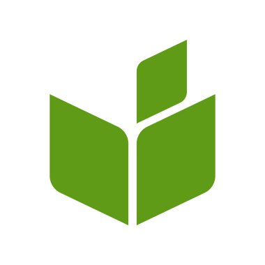 Yeşil yapraklı ekoloji doğa element vektör simgesi, Yaprak Simgesi, yeşil yapraklı ekoloji doğa element vektörü