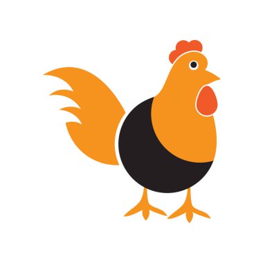 Chiken logo horoz hayvan şablonu resim tasarımı