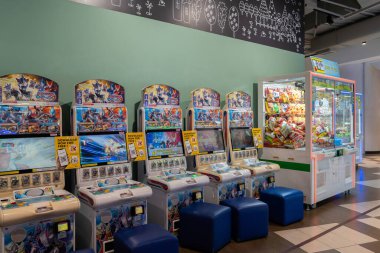 Kuala Lumpur, Malezya - 21 Ekim 2022: Mytown alışveriş merkezindeki Mollyfantasy Wai Wai Park 'ın iç mekan manzarası.