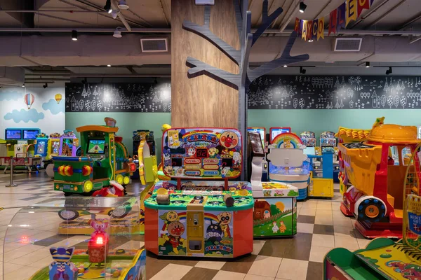 stock image Kuala Lumpur, Malaysia - October 21,2022 : Interior view of the indoor playground of Mollyfantasy Wai Wai Park At MyTOWN shopping centre.