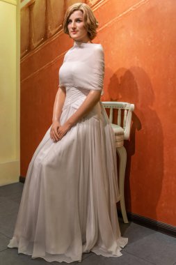 Shah Alam, Malezya - 17 Nisan 2023: Galler Prensesi Diana I-City Şah Alam 'daki Kırmızı Halı 2' de sergilendi.