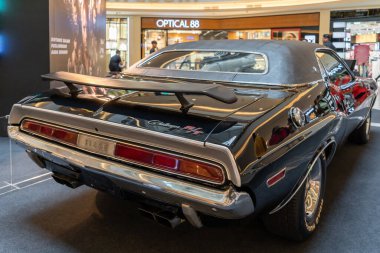 Petling Jaya - Malezya: 6 Ekim 2023: Fast X 'in Dodge Challenger RT arabası ayrıca Fast Furious 10 olarak da bilinir..