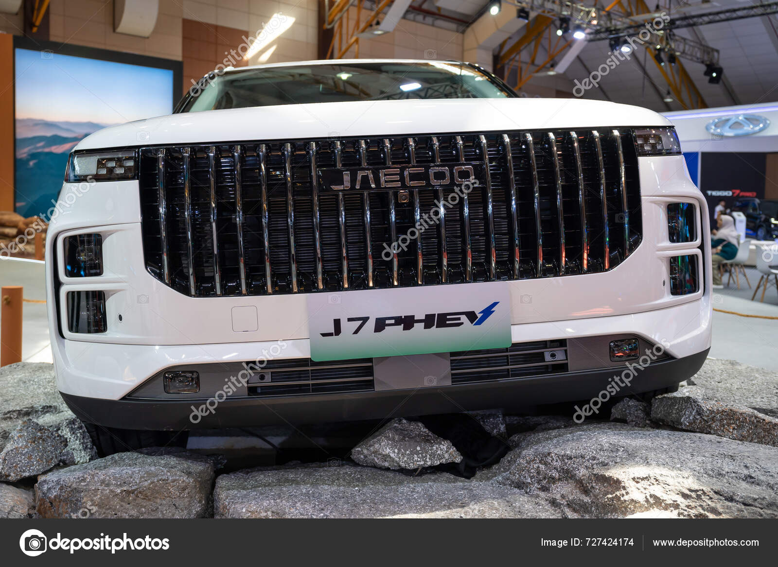 Serdang Malaysia May 2024 Jaecoo Phev Electric Suv Displayed Malaysia