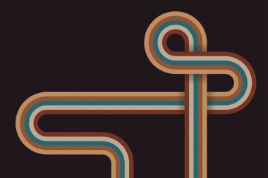 Parlak eski moda dürtülerin ve şık disko titreşimlerinin arka plan tasarımı