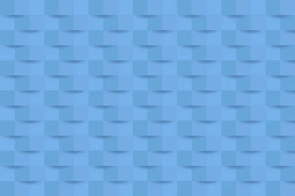 Design Geometrico Blu Piatto Quadrato Decorativo Sfondo Carte Banner Volantini — Vettoriale Stock