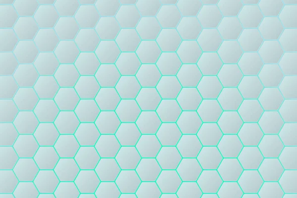 Desenho Fundo Geométrico Branco Abstrato Cenário Hexagonal Com Retroiluminação Gradiente —  Vetores de Stock