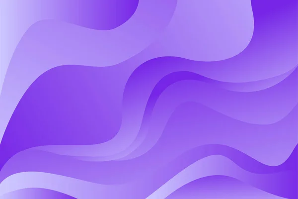Фиолетовый Градиент Гладкие Волнистые Обои Творческая Волна Движения Абстрактный Фон — стоковый вектор