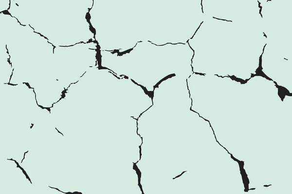 Abstract Minimalist Ground Cracks Texture Background — Stock Vector