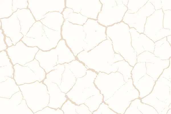 Абстрактні Тріщини Пошкодження Підземного Білого Фону — стоковий вектор