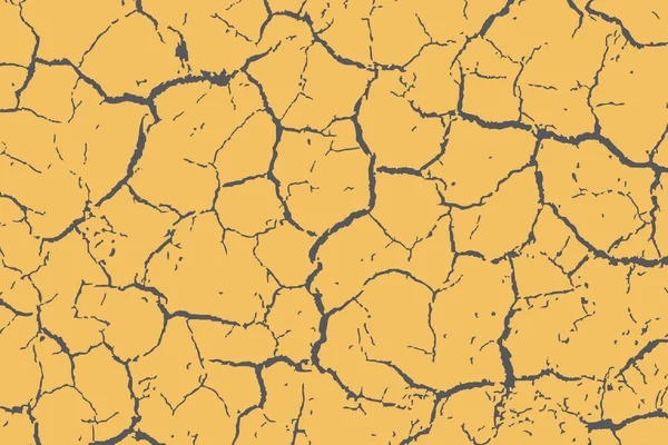 Абстрактный Желтый Сухарь Дизайне Грязный Гранж Природы Поврежден Фон — стоковый вектор