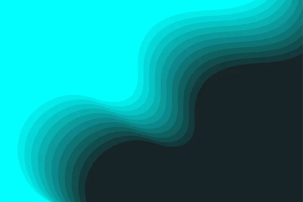 Абстрактний Динамічний Шарувато Хвильовий Фон Модні Різьблені Хвилі Шаблон Дизайну — стоковий вектор