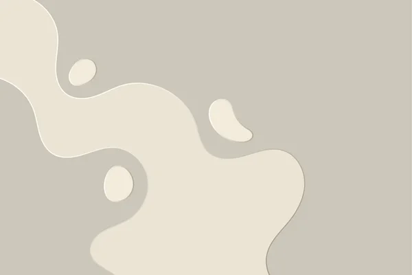 Простые Волнистые Формы Капли Дизайн Фона Абстрактная Плавно Изогнутая Волна — стоковый вектор