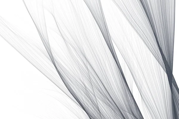 Textures Cheveux Ondulées Linéaires Lisses Dans Style Technologique Futuriste Illustration — Photo