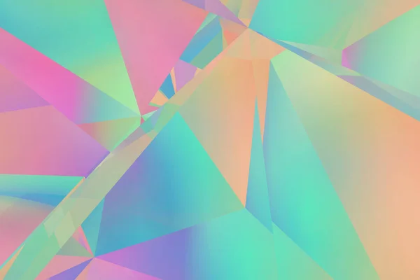 Abstract holographic rainbow gradient geometric 3d background