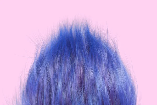 典雅的紫色光滑的发质背景 流行的头发背景 摘要现代插图3D渲染 — 图库照片