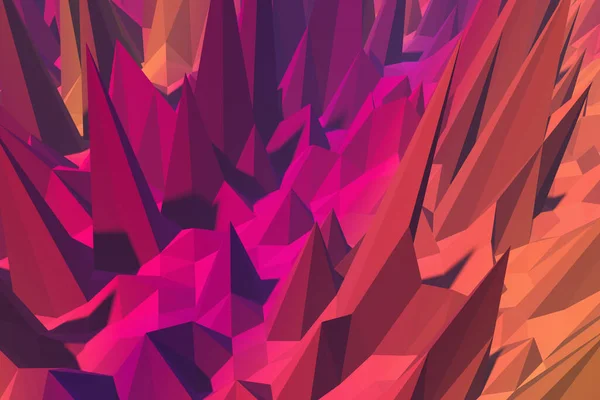 Абстрактна Ілюстрація Яскравого Геометричного Фону Реалістична Поверхня Багатокутника Карт Обкладинок — стокове фото