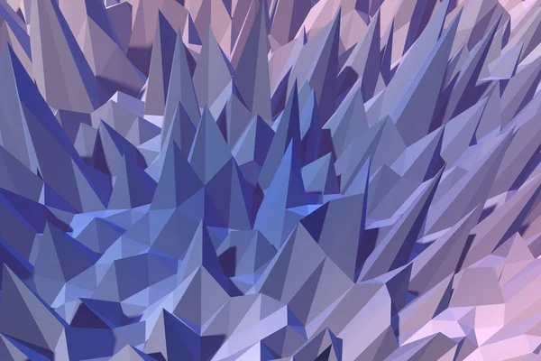 Фіолетовий Трикутний Будівельний Фон Абстрактний Геометричний Багатокутник Ілюстрація — стокове фото