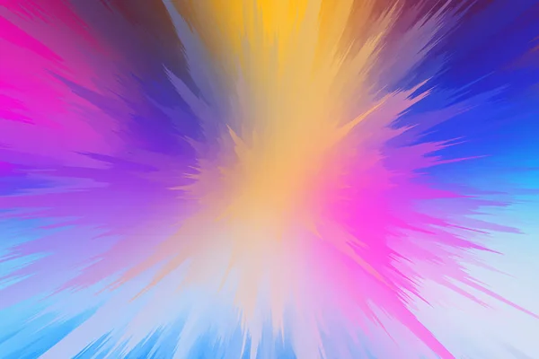 Fryst Holografisk Gradient Explosion Digital Bakgrund Abstrakt Generativ Konst Trendig — Stockfoto