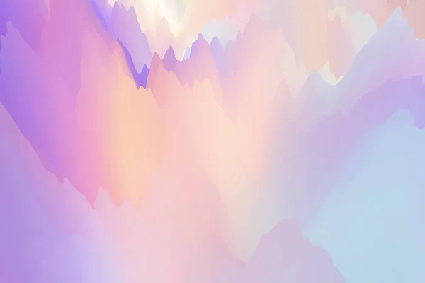 Гірські Райдужні Кольорові Хвилі Ілюстрація Абстрактна Гостра Поверхня Сучасний Дизайн — стокове фото