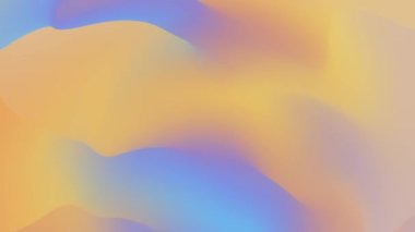 Müzik animasyonu ve uygulama için soyut hareket gradyan dekoratif video arka planı. Dinamik, pürüzsüz, yüksek çözünürlüklü sanal sıvı dokular ana pastel renklerde. Stil holografik döngü vidyosu