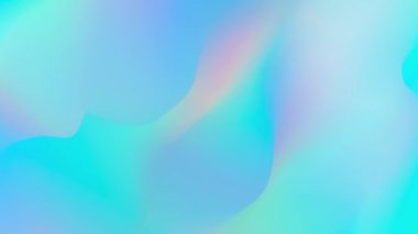 Uygulama, web için holografik sıvı dinamik döngülü video arkaplanı. Dekoratif yanardöner gökkuşağı hologram doku görüntüleri. Pastel modayı yüzen sanal hareket döngüsü grafikleri