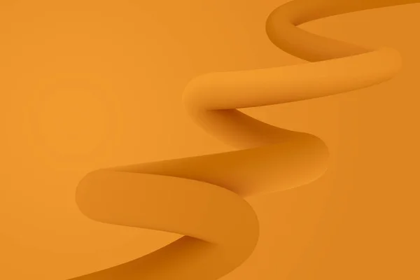 Sfondo Forma Gradiente Arancione Liquido Contorto Illustrazione Astratta Forma Fluida — Foto Stock