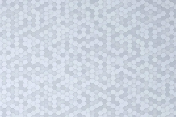 Abstract White Background Hexagon Grid Illustration Small Honeycomb Cells Random — Stock Photo, Image