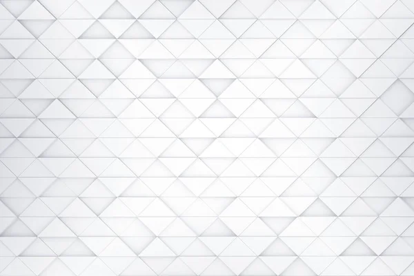 Diseño Abstracto Fondo Pared Mosaico Blanco Renderizado Geométrico Limpio Moderno —  Fotos de Stock
