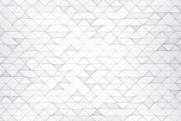 Fondo Blanco Abstracto Con Rejilla Triangular Pequeñas Celdas Mosaico Azar —  Fotos de Stock