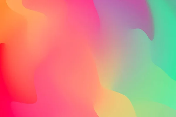Abstrakter Flüssiger Farbverlauf Hintergrund Moderne Holographische Gradienten Textur Stilvolle Unschärfeoberfläche — Stockfoto