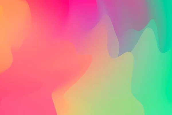 Pastell Vågig Yta Bakgrund Snygg Mjuk Holografisk Gradient Rendering Abstrakt — Stockfoto