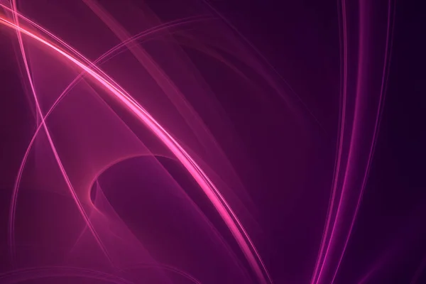 stock image Tender dark pink and purple smooth wavy surface design 3d illustration. Abstract gradient wave background in technology and futuristic style