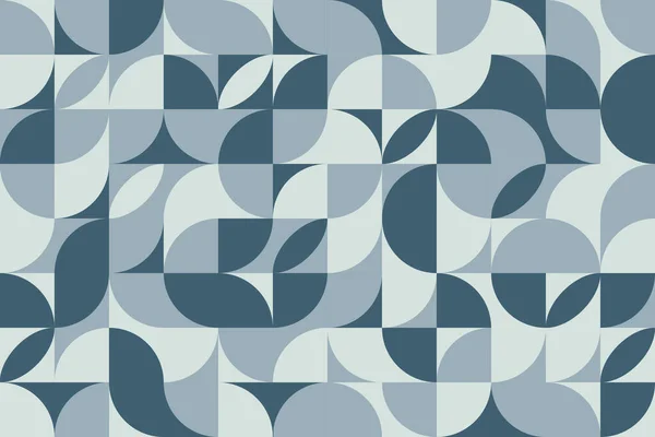 Stylish Scandinavian Geometric Seamless Pattern Retro Style — Stock Vector