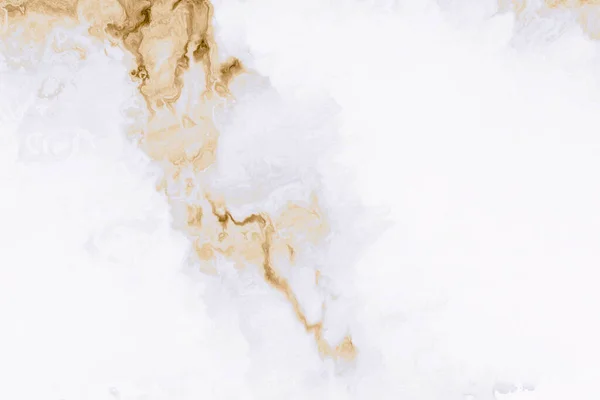 Oberfläche Dieser Bemalten Marmor Darstellung Bewegung Von Fluidin Gold Und — Stockfoto