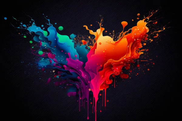 Lebhaftes Hintergrunddesign Mit Flüssigem Farbverlauf Für App Zielseite Poster Oder — Stockfoto
