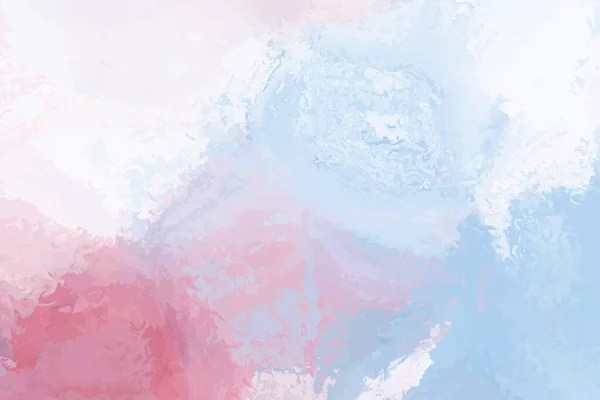Pastel Růžová Modrá Akvarel Mokré Praní Splash Vektor Pozadí Design — Stockový vektor