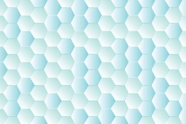 Holografische Gradiënt Geometrische Hexagon Abstracte Vector Achtergrond — Stockvector
