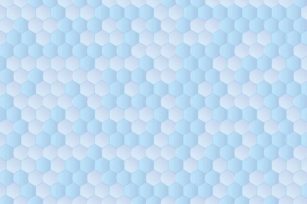 Abstraktní Minimalistická Tmavomodrá Tapeta Šestihrannou Mřížkou Honeycomb Buňky Geometrickou Mozaikou — Stockový vektor