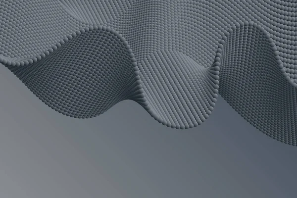 Сіра Хвиля Променевих Точок Русі Декоративного Фону — стоковий вектор