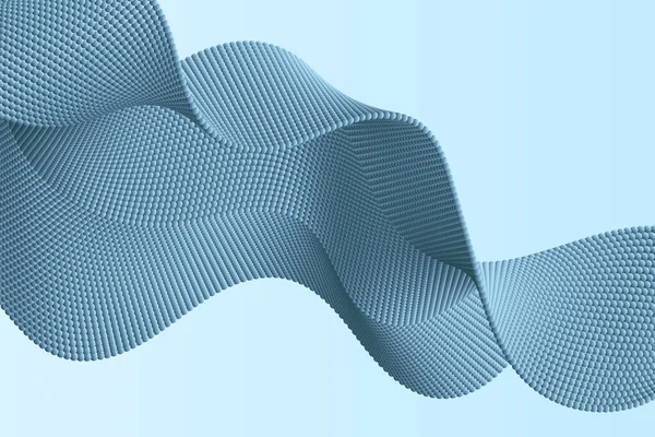 Масив Динамічним Випромінюваним Фоном Частинок Ємна Пунктирна Хвиля Сучасний Шаблон — стоковий вектор