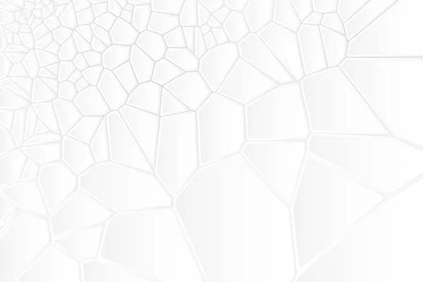 Αφηρημένο Διάγραμμα Voronoi Λευκό Μπλοκ Κυτταρικό Μοτίβο Γεωμετρικός Σχεδιασμός Φόντου — Διανυσματικό Αρχείο