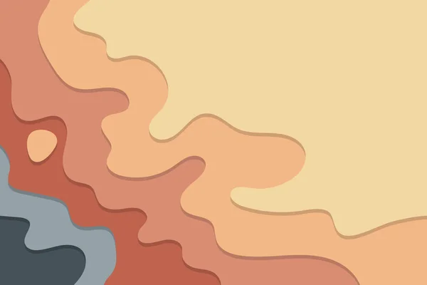 Пастель Красочный Абстрактный Векторный Фон Бумагой Вырезать Оригами Формы Плоской — стоковый вектор
