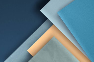 Üç boyutlu kağıt, malzeme tasarımı, ekleme, pankart ve kart için katmanlı dekoratif arka plan