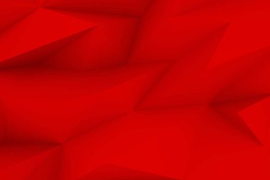 Dinamik kırmızı çokgen arka plan. Cesur, modern bir görünüş ve ince çizgilerle noktalanmış derinlik.