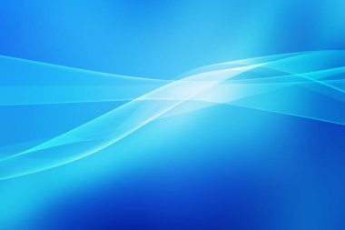 Mavi tonlarda akan ışık dalgalarıyla soyut ve pürüzsüz bir arkaplan, modern tasarımlar için ideal dinamik, parlak ve geleceksel bir görünüm sergiliyor.