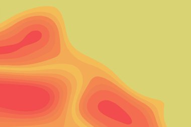 Renkli kağıt, topoğrafya yardım taklidi geçmişini kesiyor. Oyma sanatı çizimi