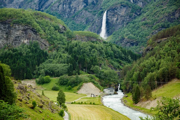 Schoonheid Van Noorse Natuur West Noorwegen Natuurlandschap Langs Route Van — Stockfoto