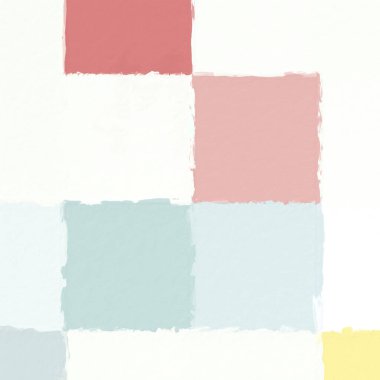 Kabataslak dokuya sahip renkli soyut mozaik. Renkli kare desenli arka plan. Yaratıcı duvar kağıdı ya da tasarım sanatı için resim. Metin için arkaplanda kopyalama alanı var.